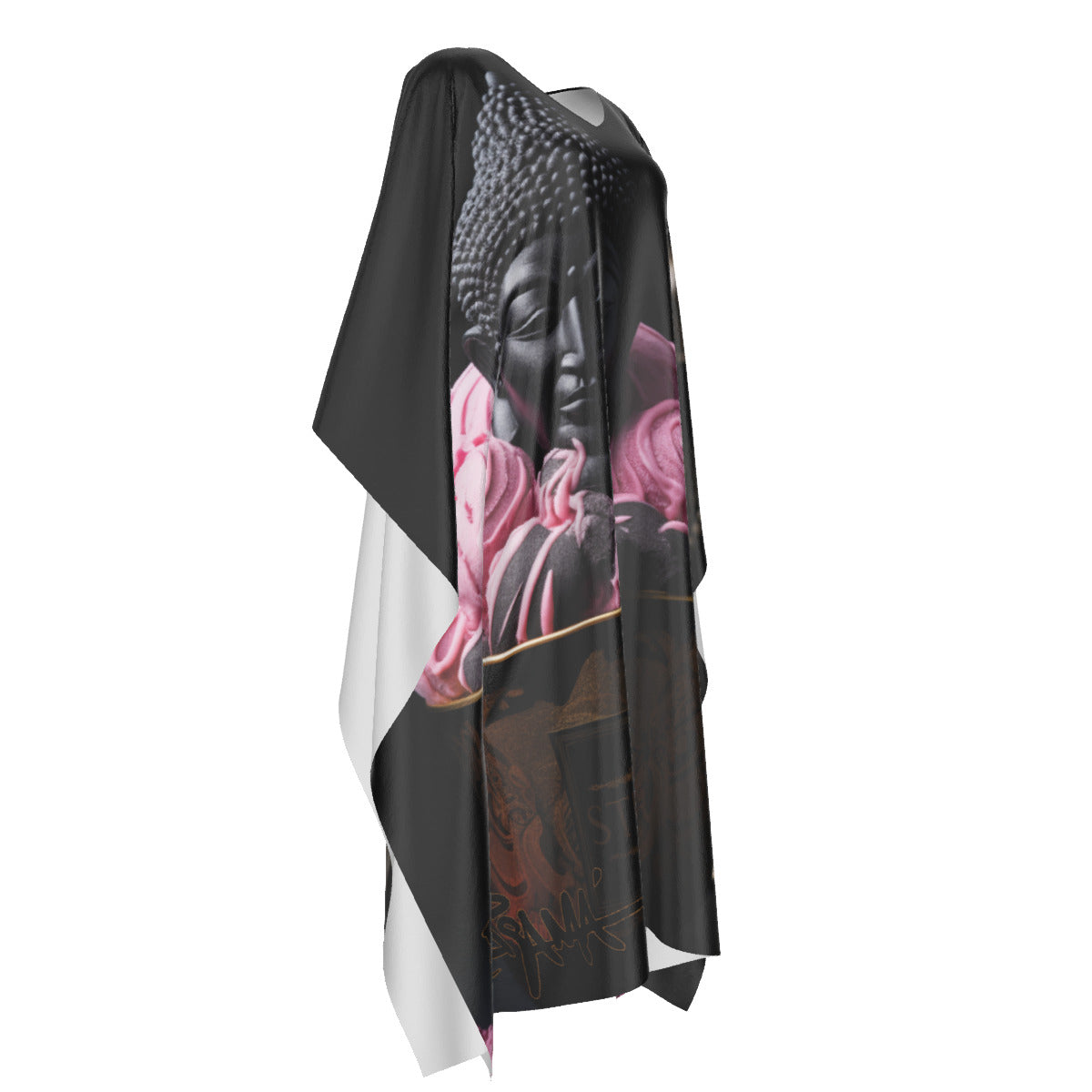 Budha Ice Cream, Strawberry — Faux Silk Kaftan