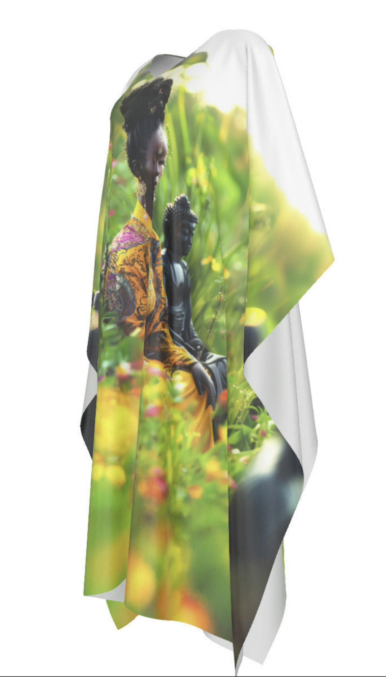 Budha Fields Kaftan-Green