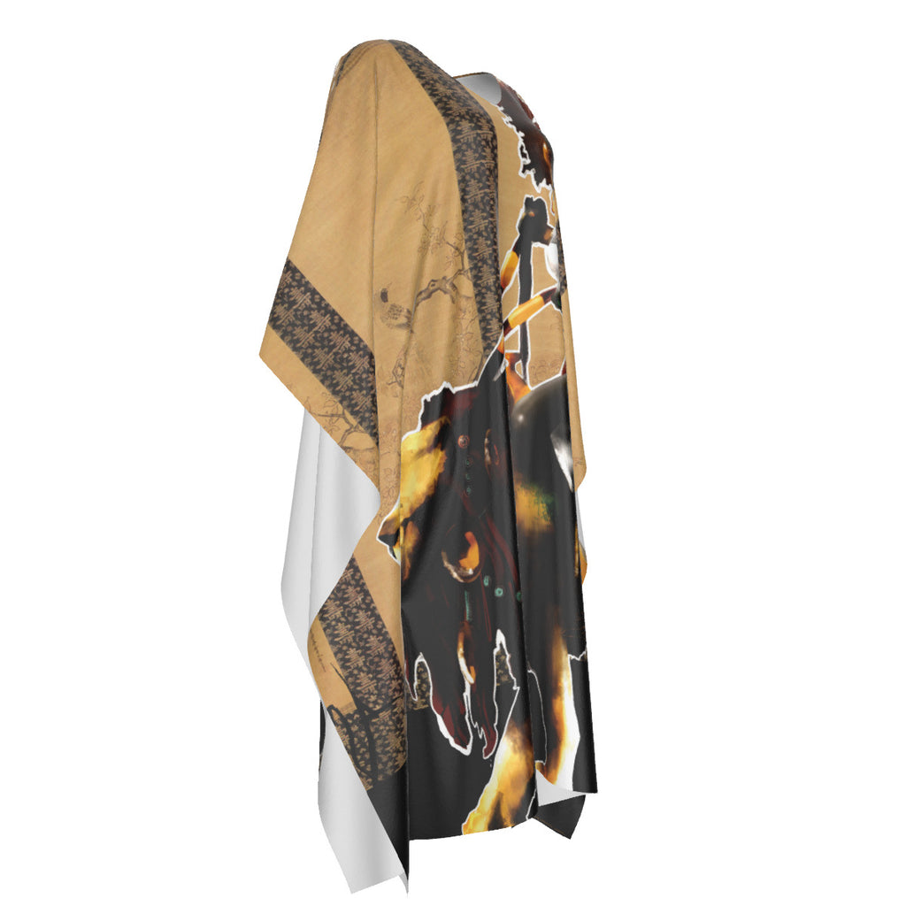 Asada — Faux Silk Kaftan
