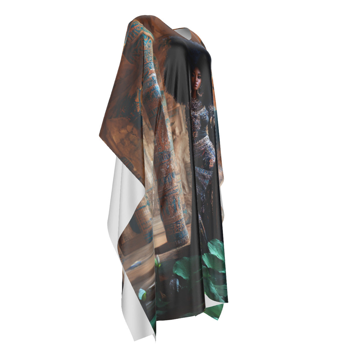 Kemetian Queen Kaftan - Among the pillars