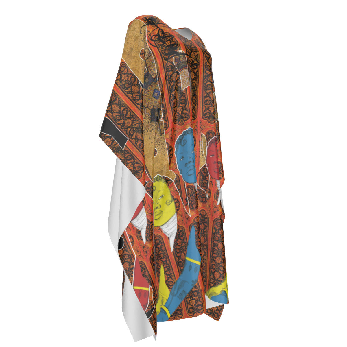 3 Akht — Faux Silk Kaftan