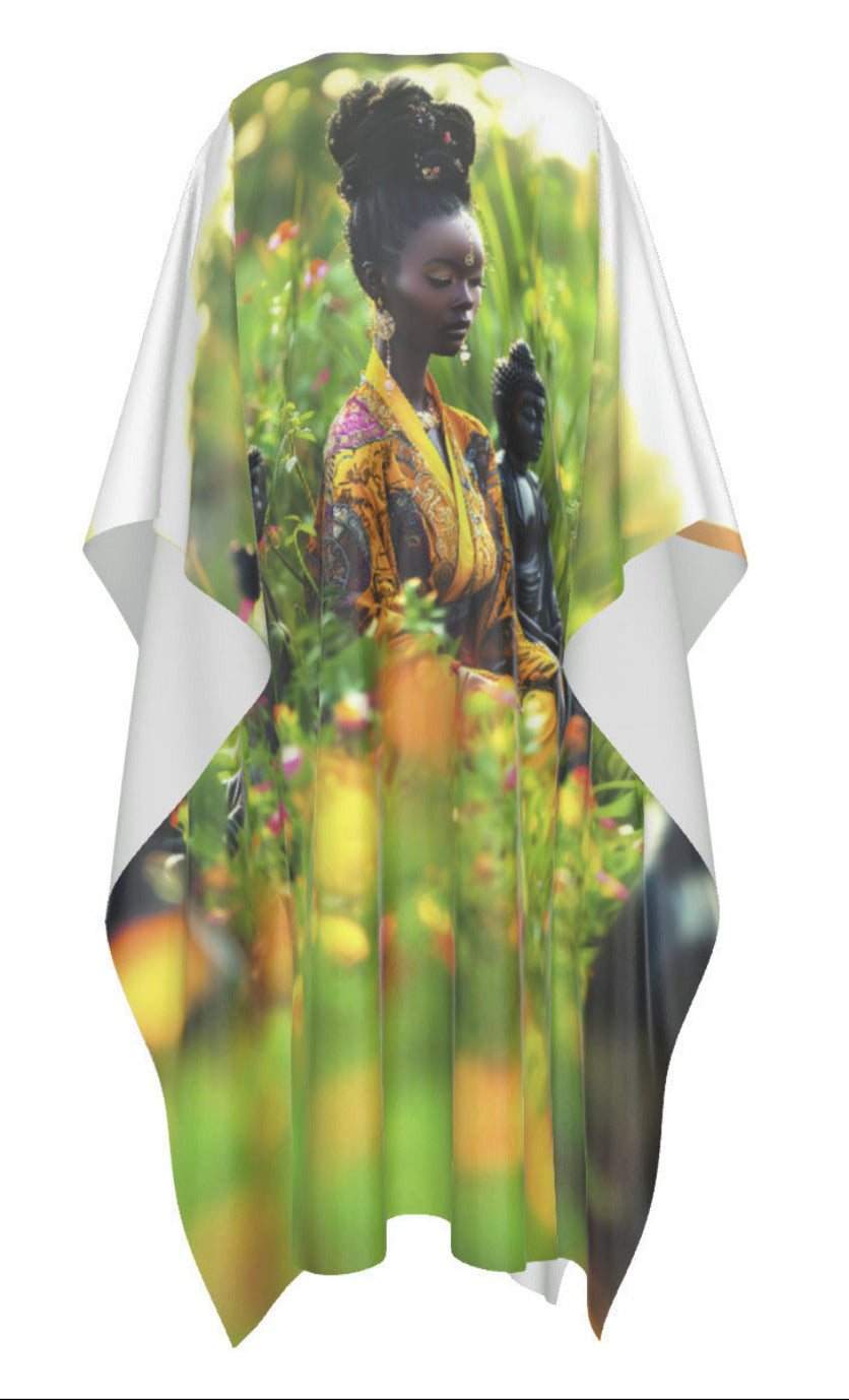 Budha Fields Kaftan-Green