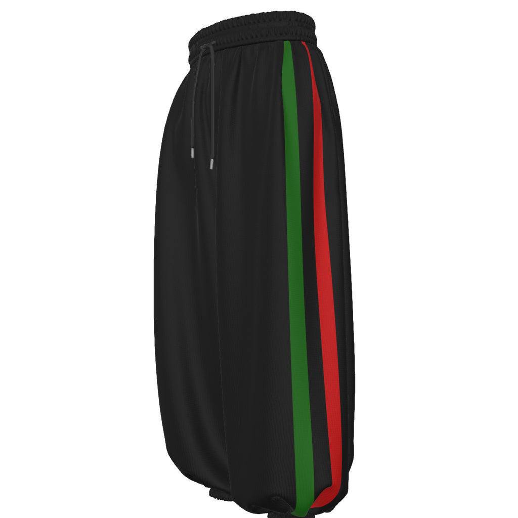 Red Black Green Pants