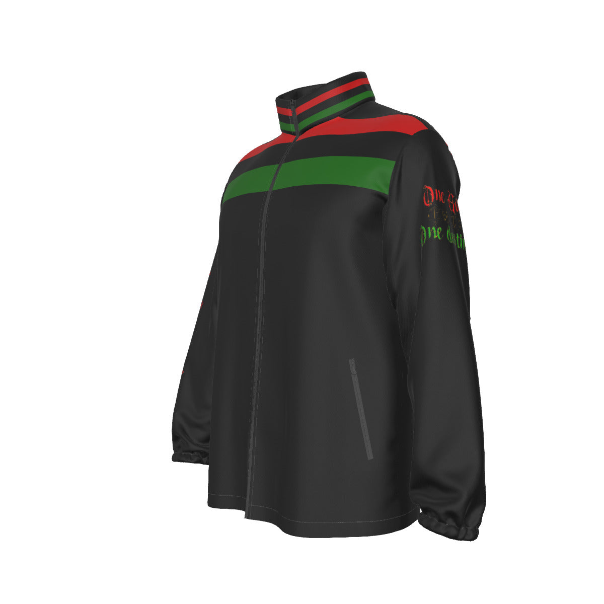 Red Black Green Jacket