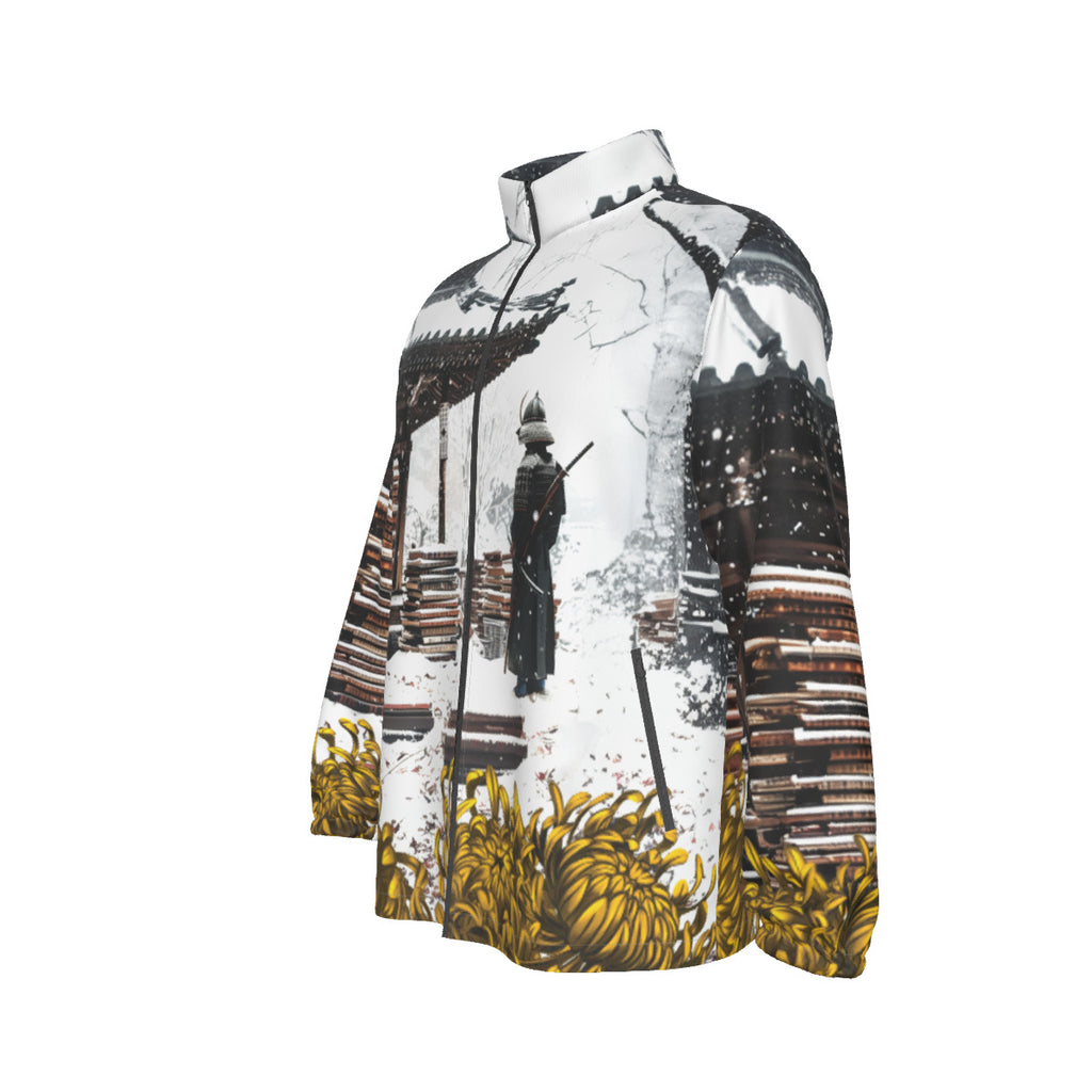 Samurai, Book Stacks and Chrysanthemum — Jacket