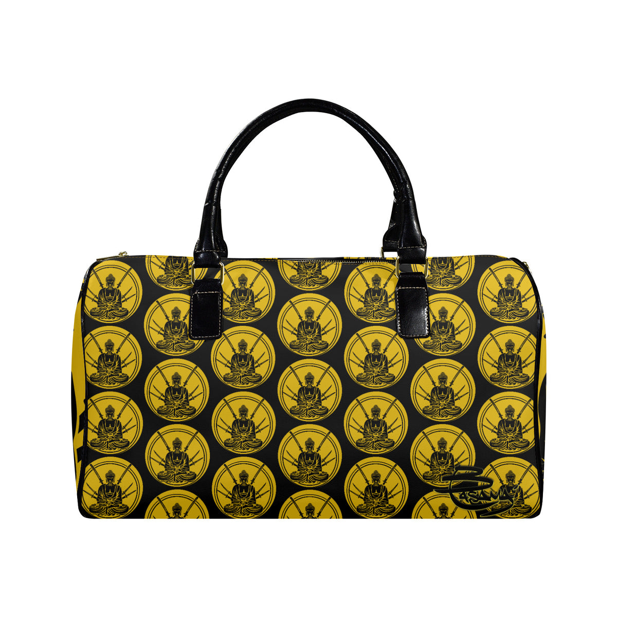 Budha Mon Gold — Large Leather Bag
