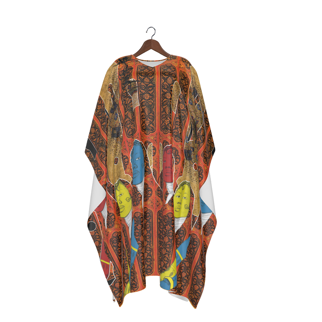 3 Akht — Faux Silk Kaftan