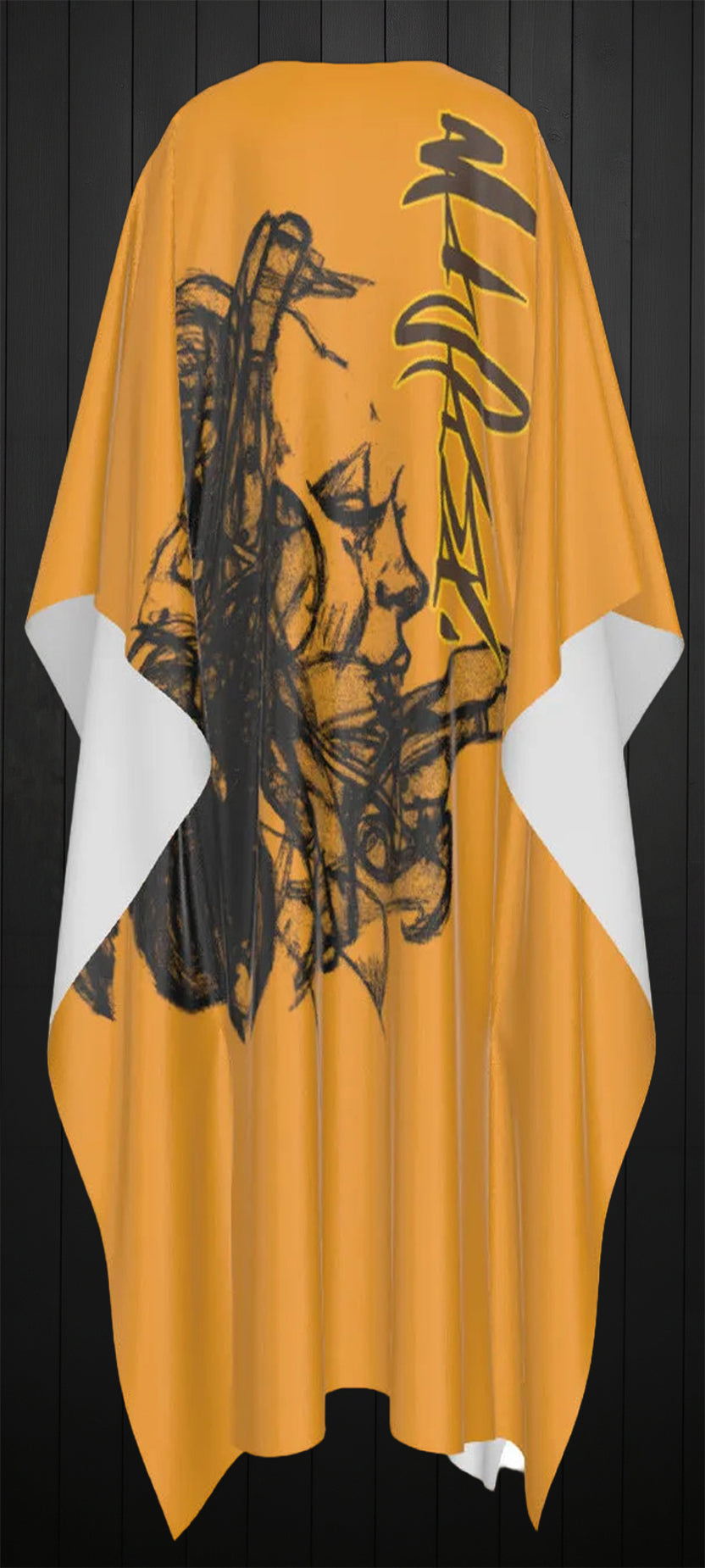 4 Million Years Before Egypt — Faux Silk Kaftan