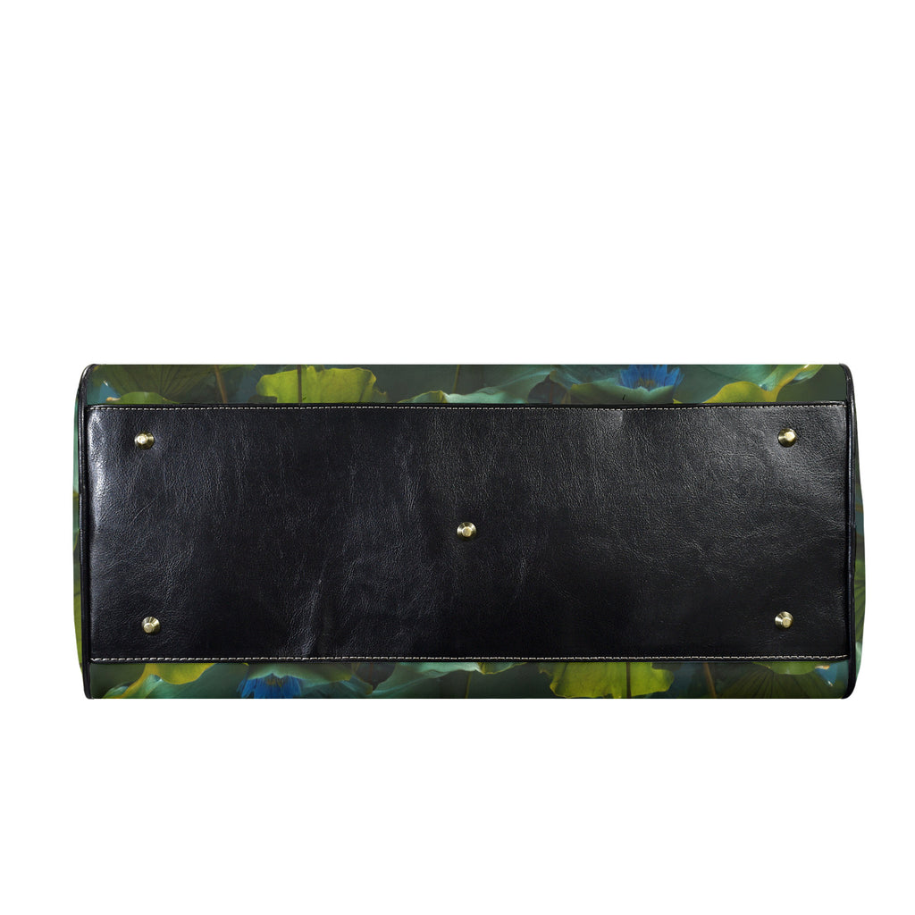 Kemetian Queen -The Blue Lotus Large Leather Bag