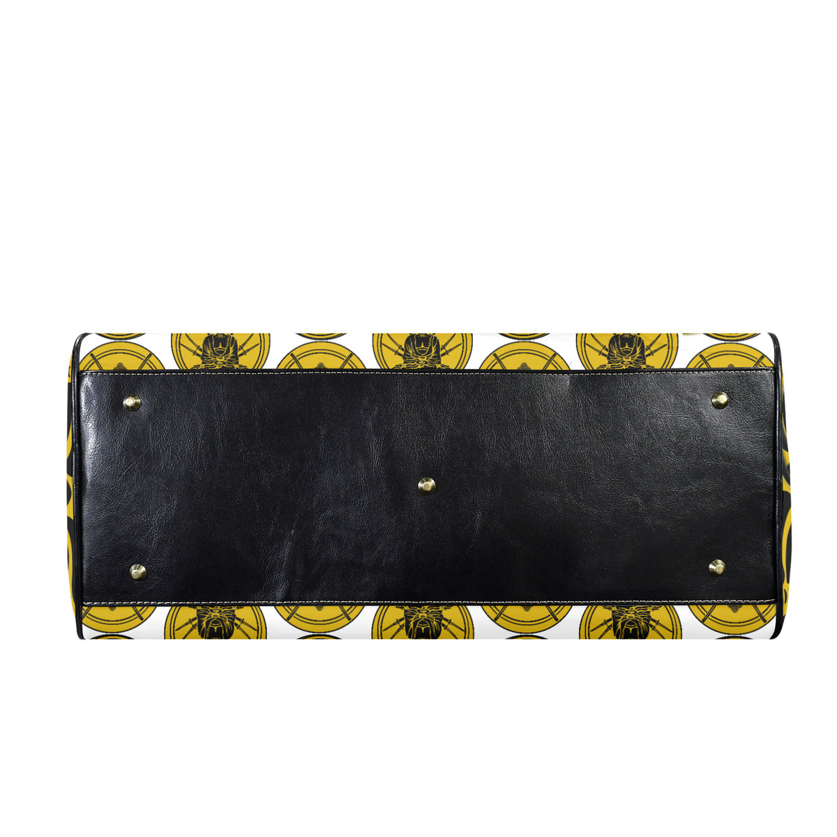 Gold Budha Mon — Large Leather Bag