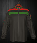Red Black Green Jacket