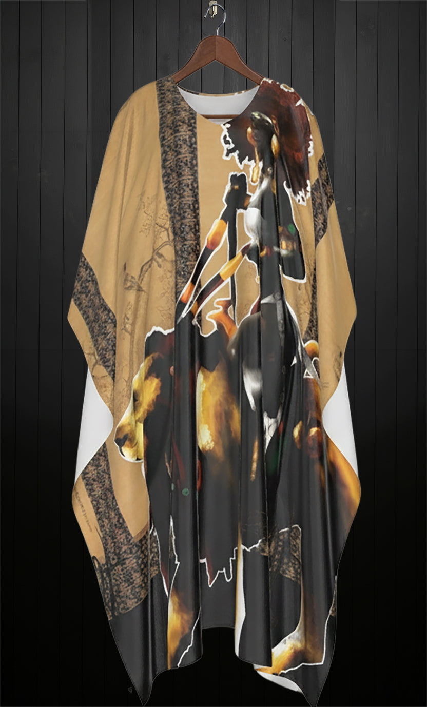 Asada — Faux Silk Kaftan