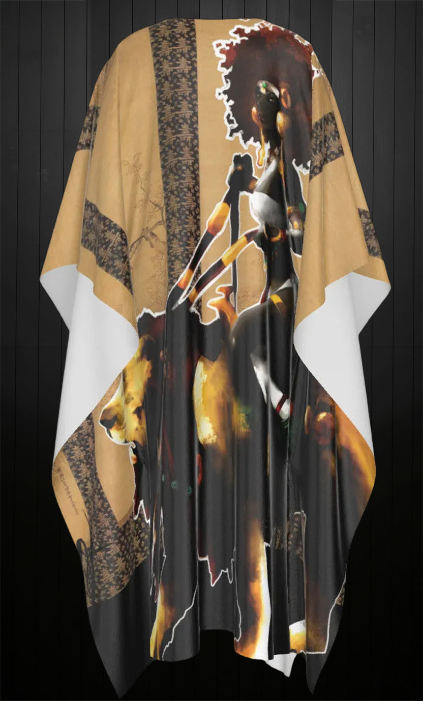 Asada — Faux Silk Kaftan