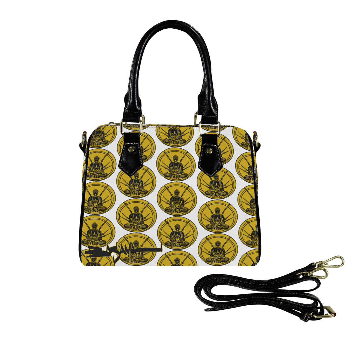 Gold Budha — Leather Handbag