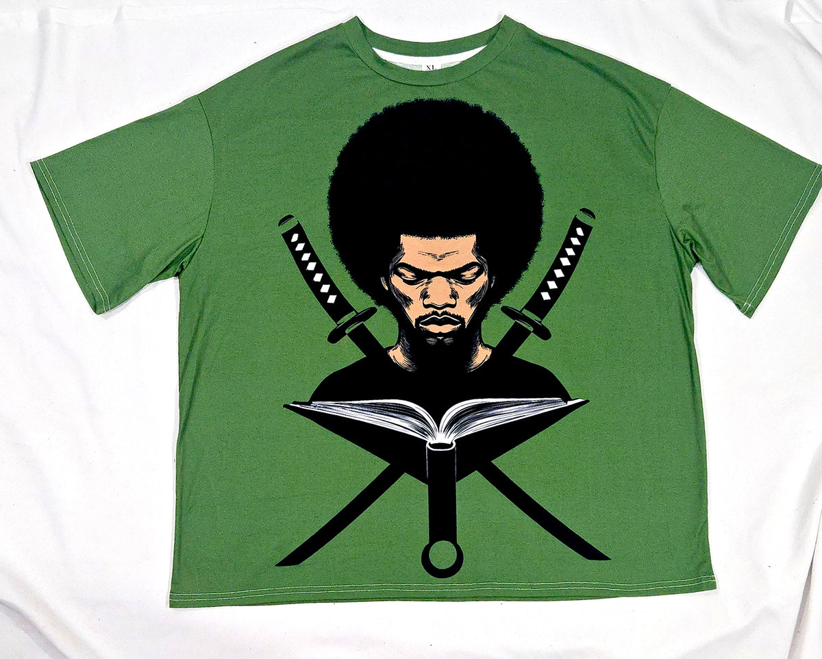 Book Club, The Blackman, Book and sword, green