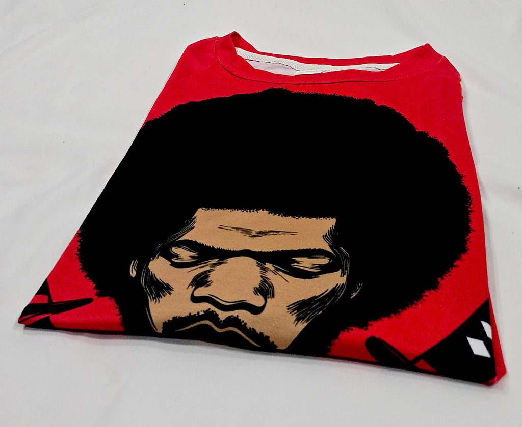 Book Club, The Blackman, Book and Sword Tee Red
