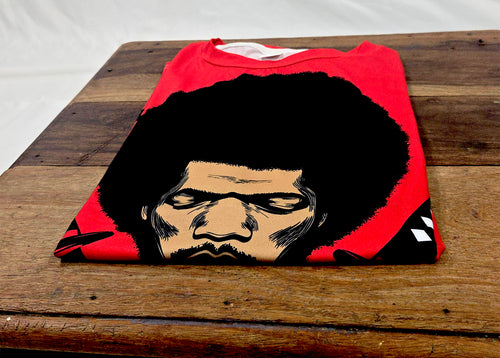 Book Club, The Blackman, Book and Sword Tee Red