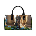 Kemetian Queen -The Blue Lotus Large Leather Bag