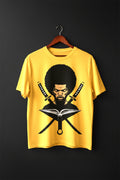 Book Club, The Blackman, Book and Sword Tee yellow