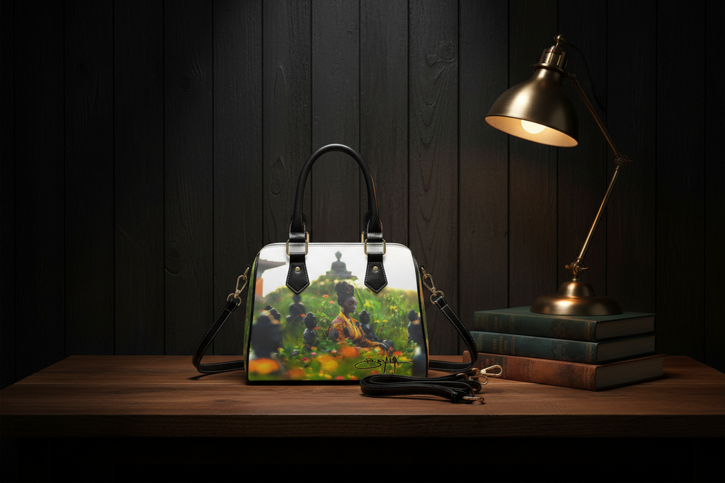 Budha Fields — Leather Handbag Editorial Mock