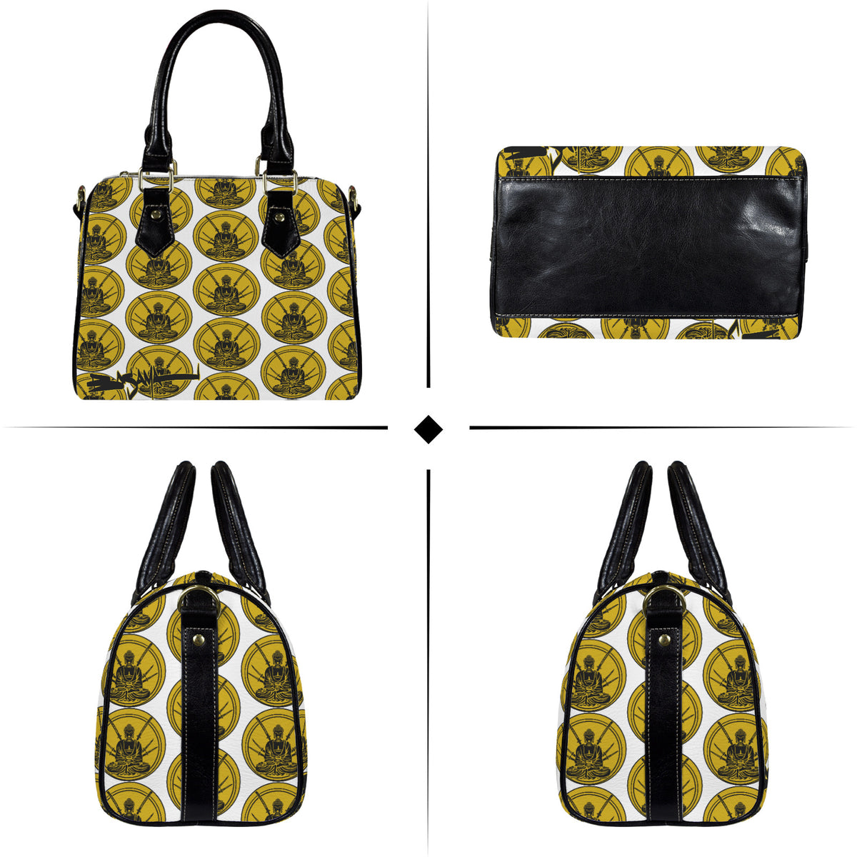 Gold Budha — Leather Handbag
